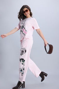 Zivame Power Puff Knit Cotton Loungewear Set - Barely Pink — thumbnail 5